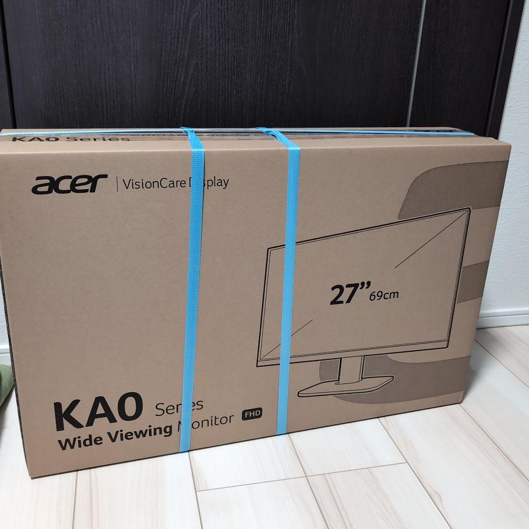 新品、未使用 Acer エイサー  KA270Hbmix  27インチ　モニター