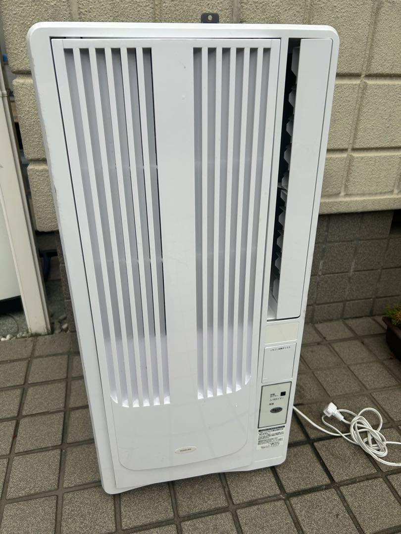 動作確認済 コイズミ 窓用エアコン KAW-1622 2022年製 リモコン有★