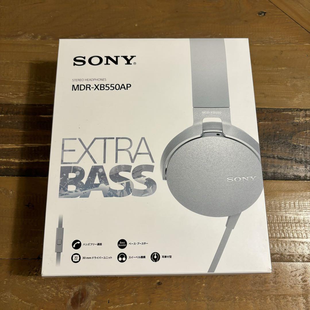 【新品】MDR-XB550AP SONYヘッドホン