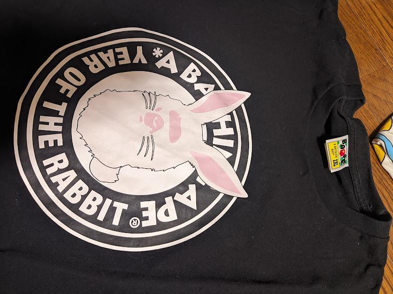 トップス BAPE YEAR OF THE RABBIT BATHING APE