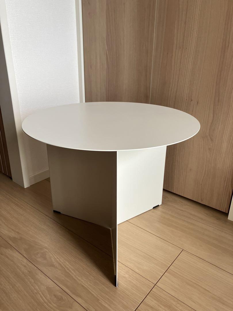 HAY SLIT TABLE ROUND ラウンド ローテーブル ホワイト