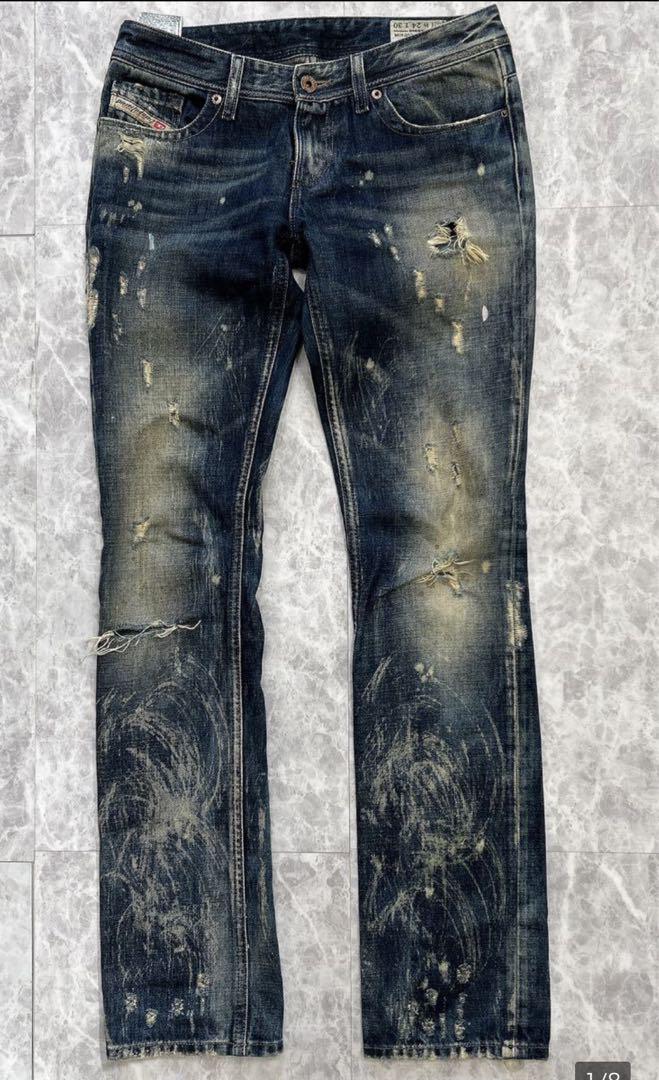 美品稀少 DIESEL ディーゼル LOWKY  レギュラースリムストレート