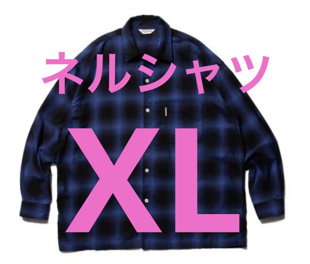 cootie COOTIE ネルシャツ チェックシャツ 長袖  XL シャツ