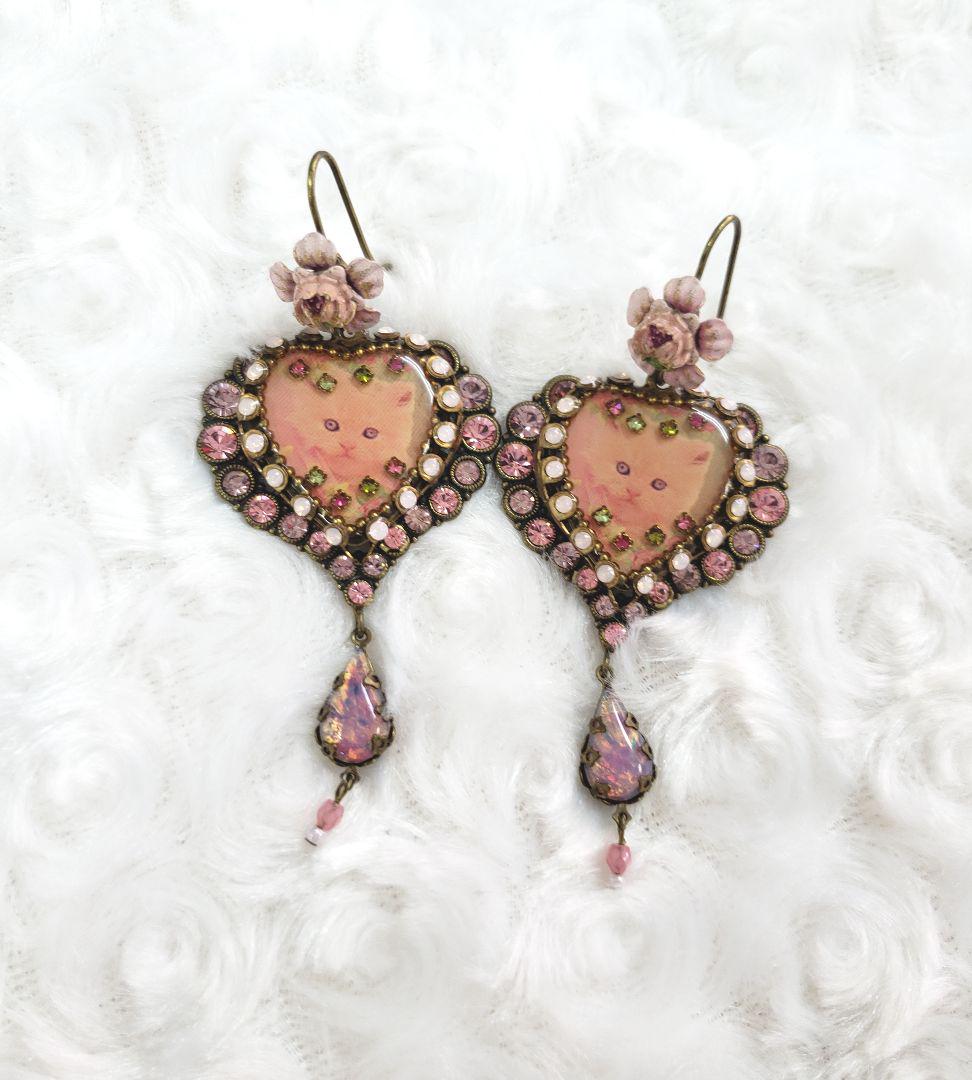 ☆中古☆　マシカルキャットピアス　ミハエルネグリン　Michal Negrin