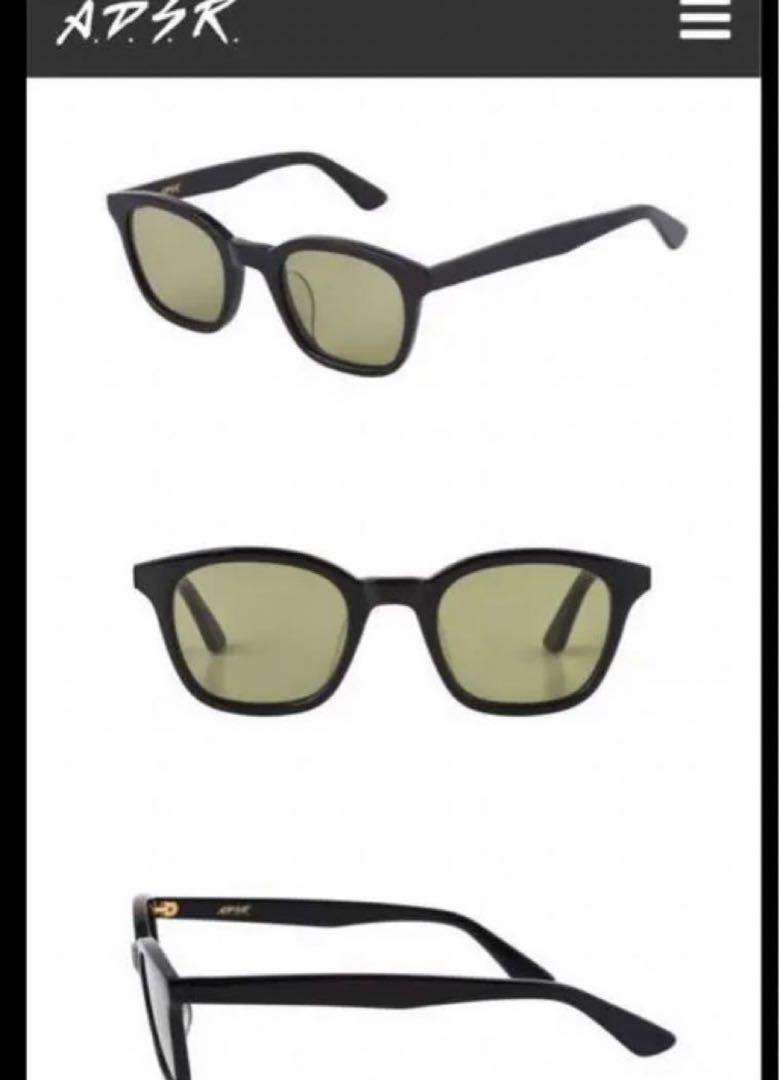 a.d.s.r adsr サングラス　zappa 01 ブラウン