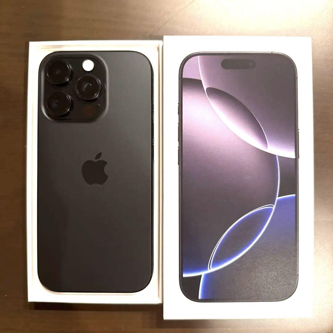 iPhone 16 Pro ブラックチタニウム 256GB