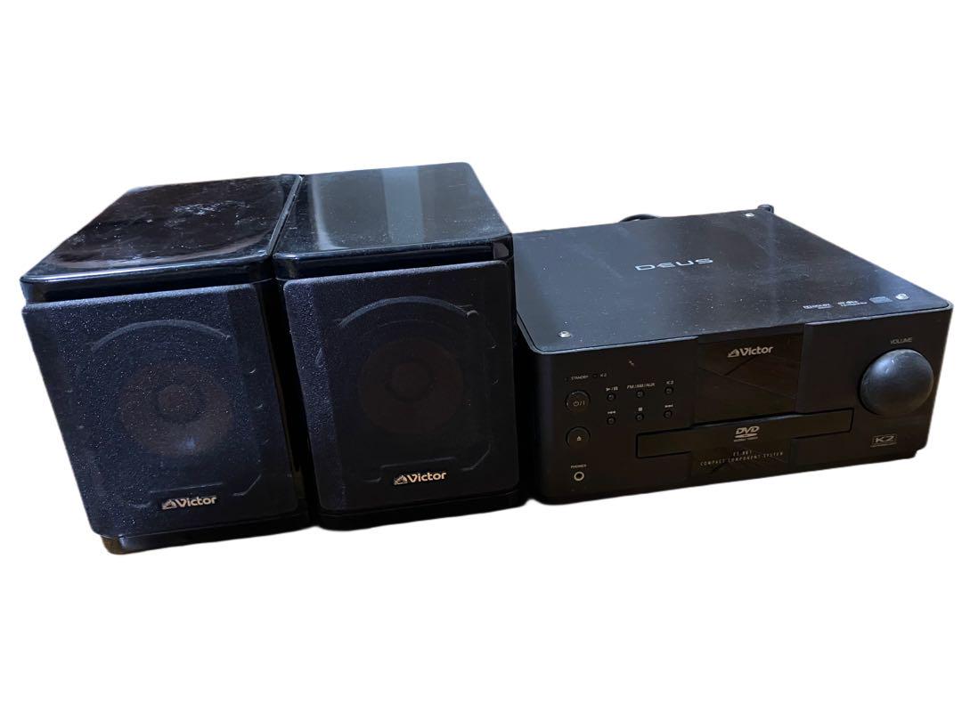 【スピーカー・コンポ】Victor SP-EXBK1、CA-EXBK1