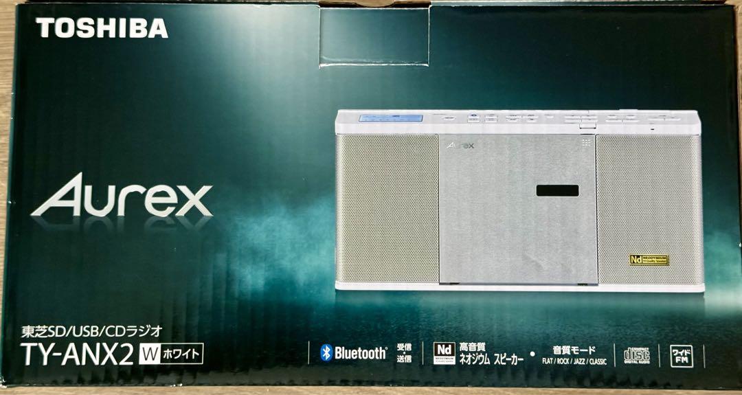 東芝SD/USB/CDラジカセ TY-ANX2 ホワイト