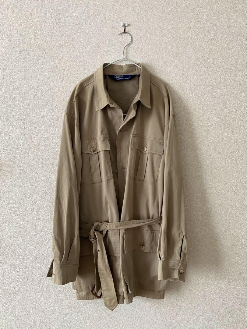 ラルフローレン メンズ サファリジャケット ヴィンテージ 90s 三角タグ