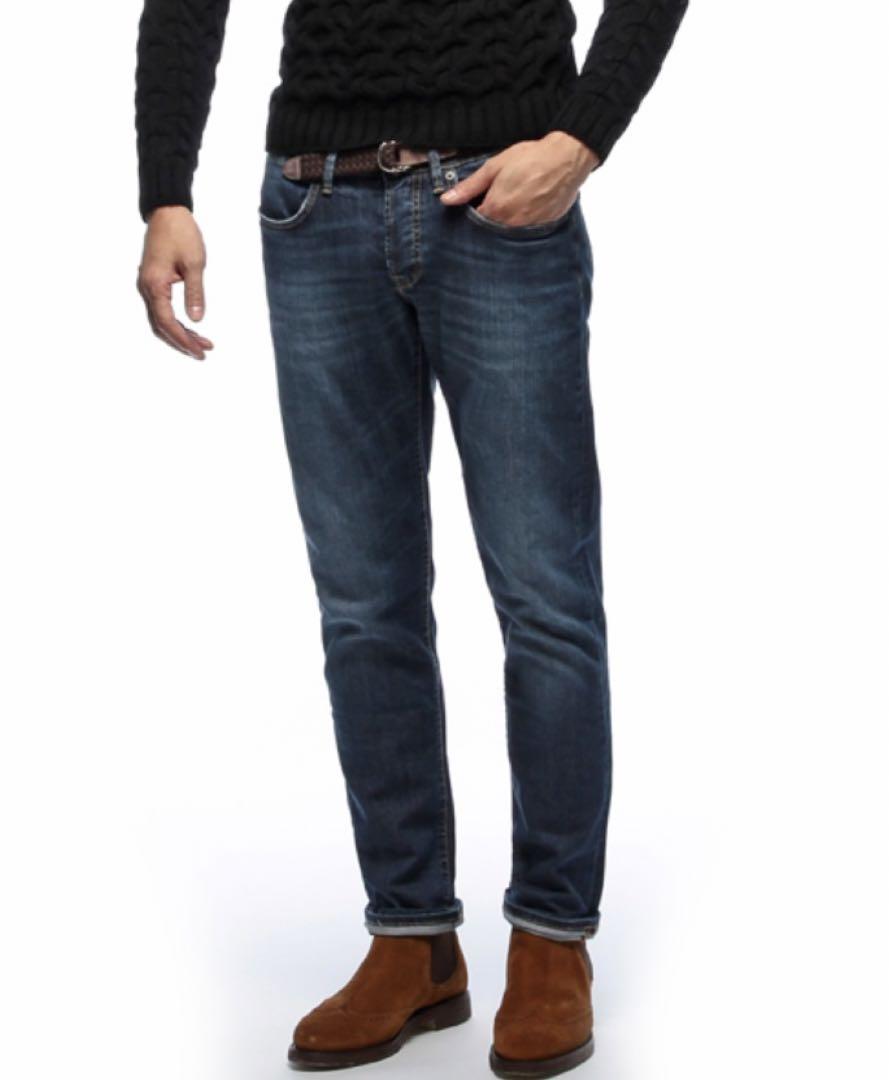 【極美品】SIVIGLIA ビンテージ加工 デニム 30 S 77c 濃ネイビー