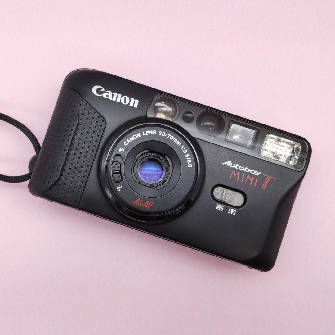 【完動品❁美品】Canon Autoboy MINI T ストラップ付き