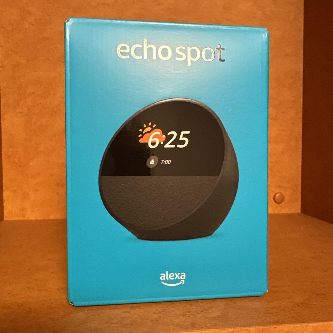 Echo Spot（2024年発売） スマートアラームクロック　ブラック