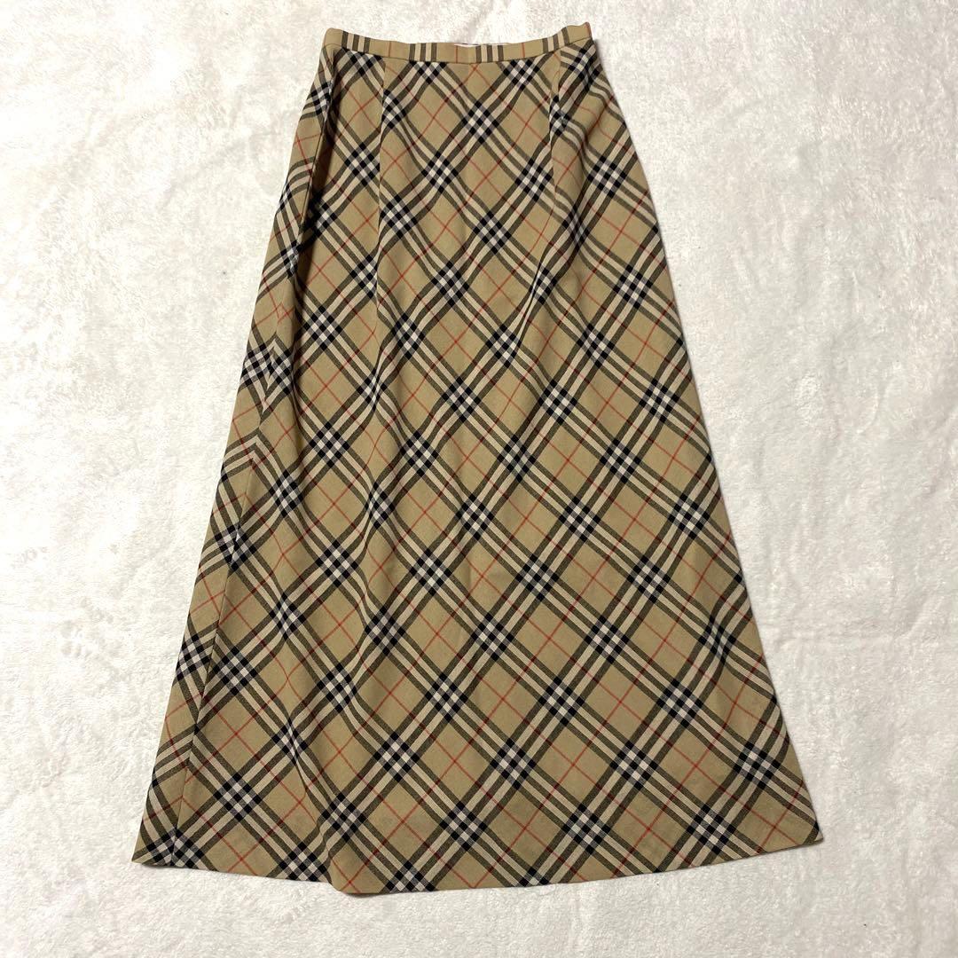 ✨定番アイテム✨Burberry's ノヴァチェックロングスカート　ロング