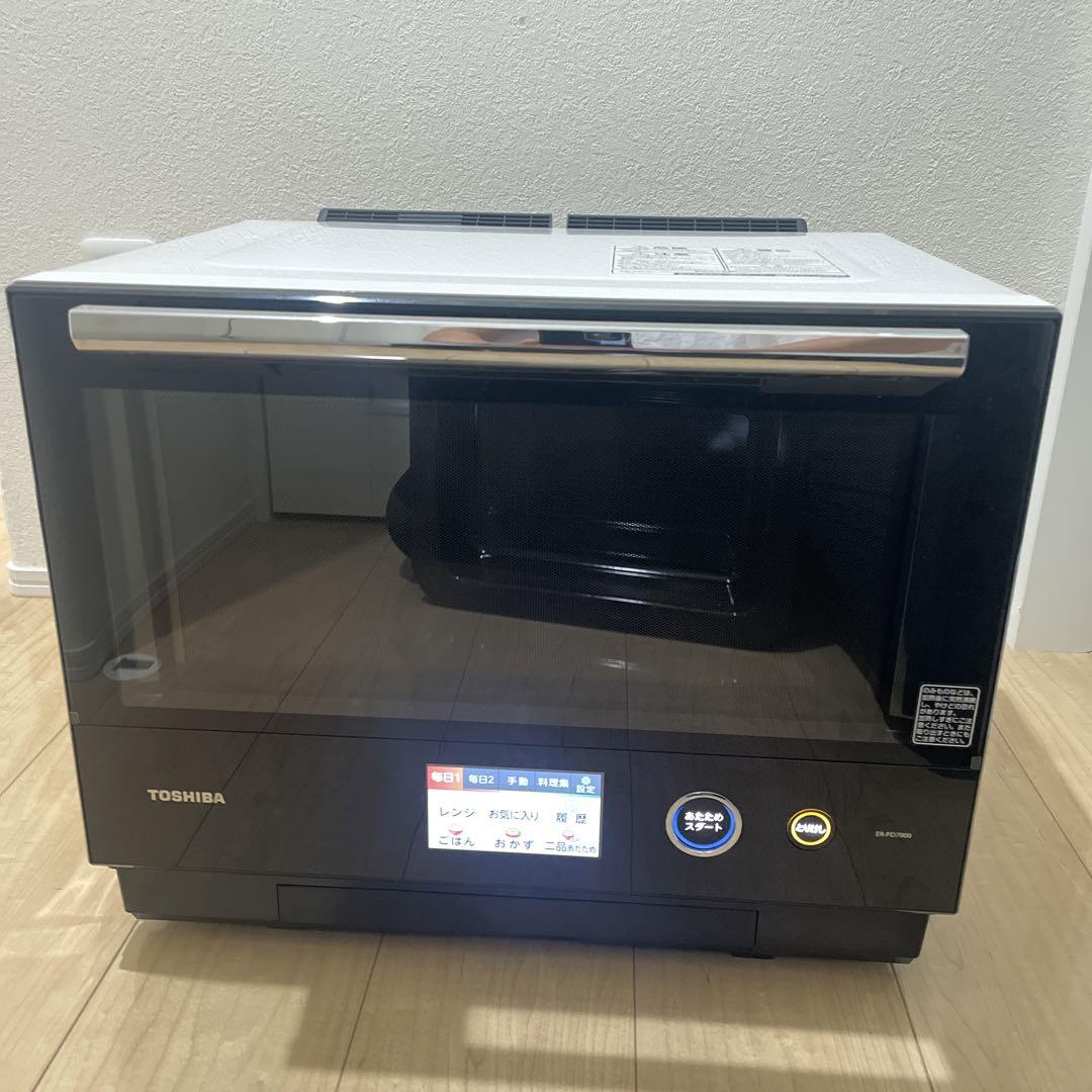 【良品】東芝 過熱水蒸気オーブンレンジ ER-PD7000wホワイト
