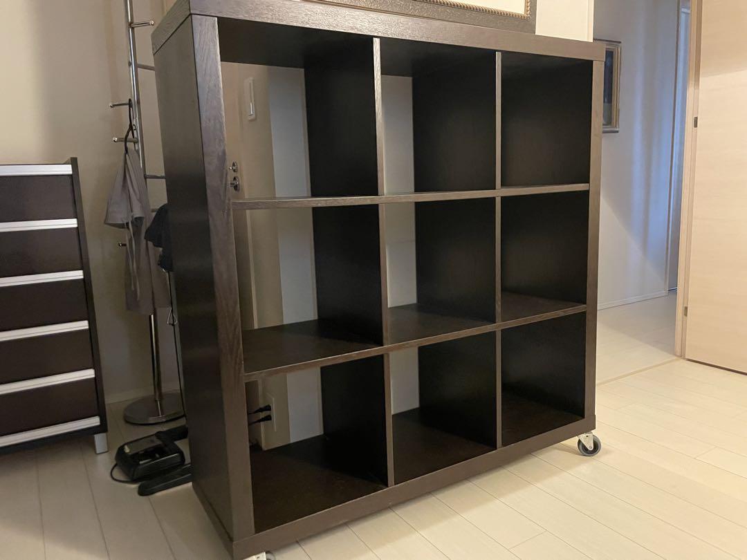 オープンシェルフ　棚　サイドボード　ラック　ダークブラウン