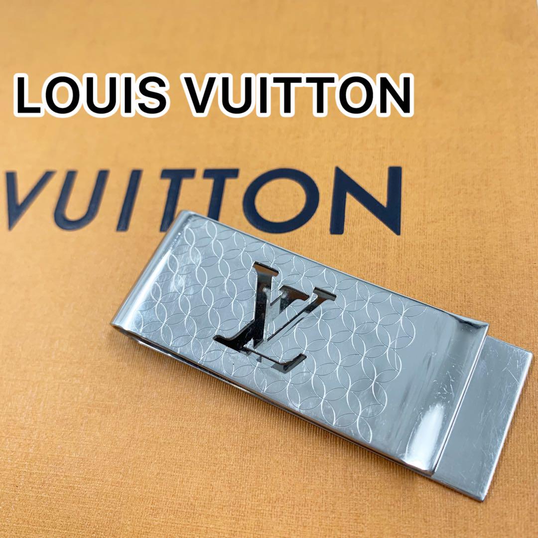 【✨美品✨】 ルイヴィトン マネークリップ パンスビエシャンゼリゼ シルバー