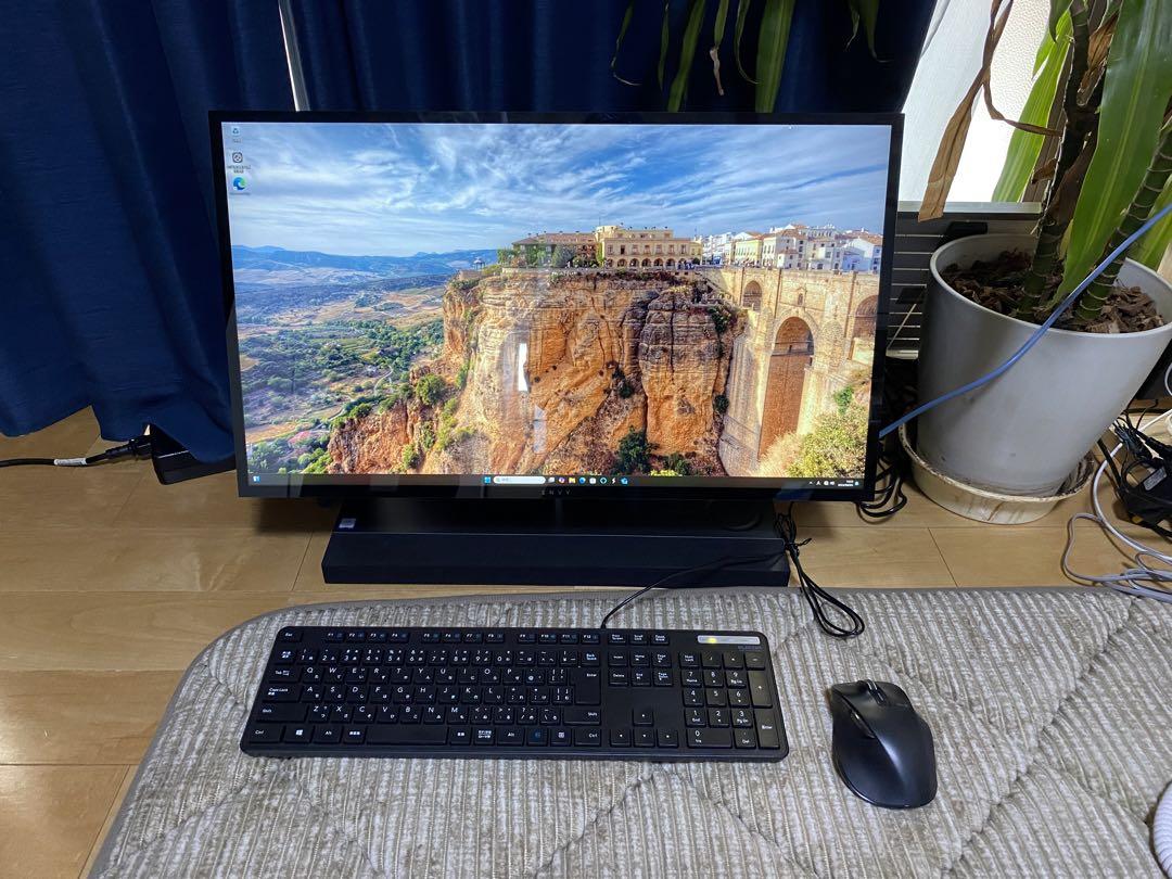 「HP ENVY All-in-One 27 中古品、2TB増設
