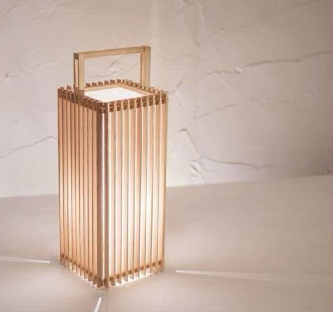 新洋電気 A513　清　Lサイズ　スタンドライト 和風 木製 2個セット