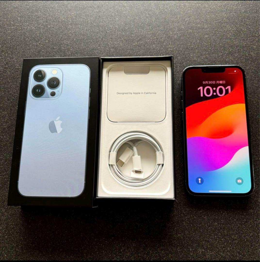 iPhone 13pro 256GB SIMフリー 充電ケーブル付属