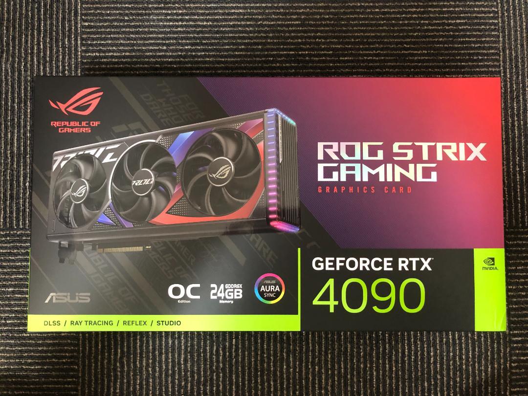 美品　ASUS　ROG-STRIX-RTX4090-O24G-GAMING