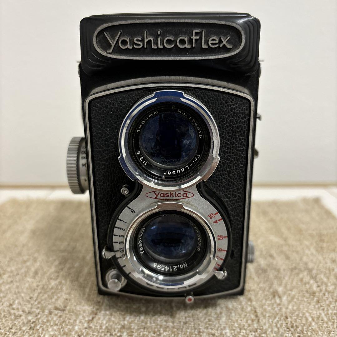 ヤシカフレックス 二眼レフカメラ　カバー付
