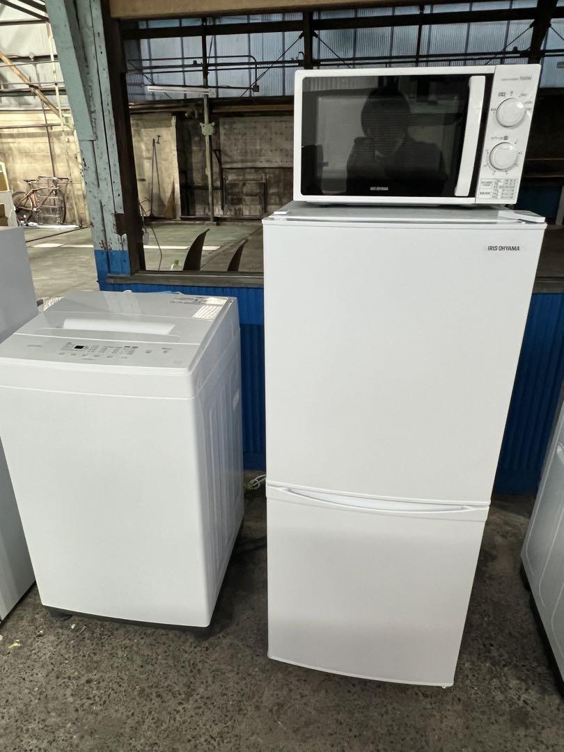 【のんたんさん専用】アイリスオーヤマ　2022年式　冷蔵庫　洗濯機　レンジセット