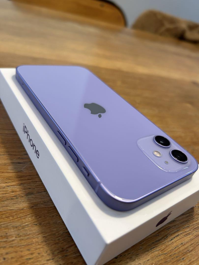 早い者勝ち 美品 iPhone12 64GB パープル