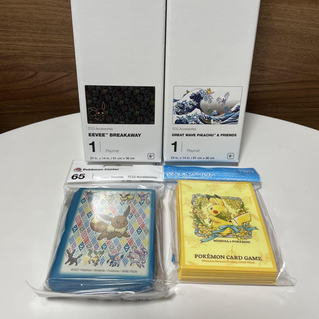 ポケモンカード WCS プレイマット 北斎 イーブイ デッキシールド