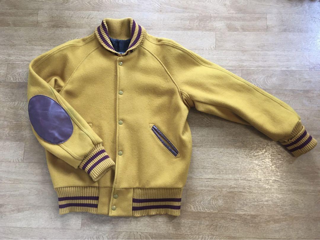 SKOOKUM スタジアムジャケット　からし色