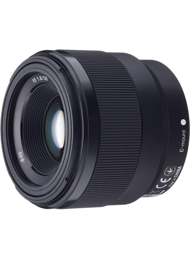 レンズ(単焦点) Sony SEL50F1.8F fullframe lens+protector