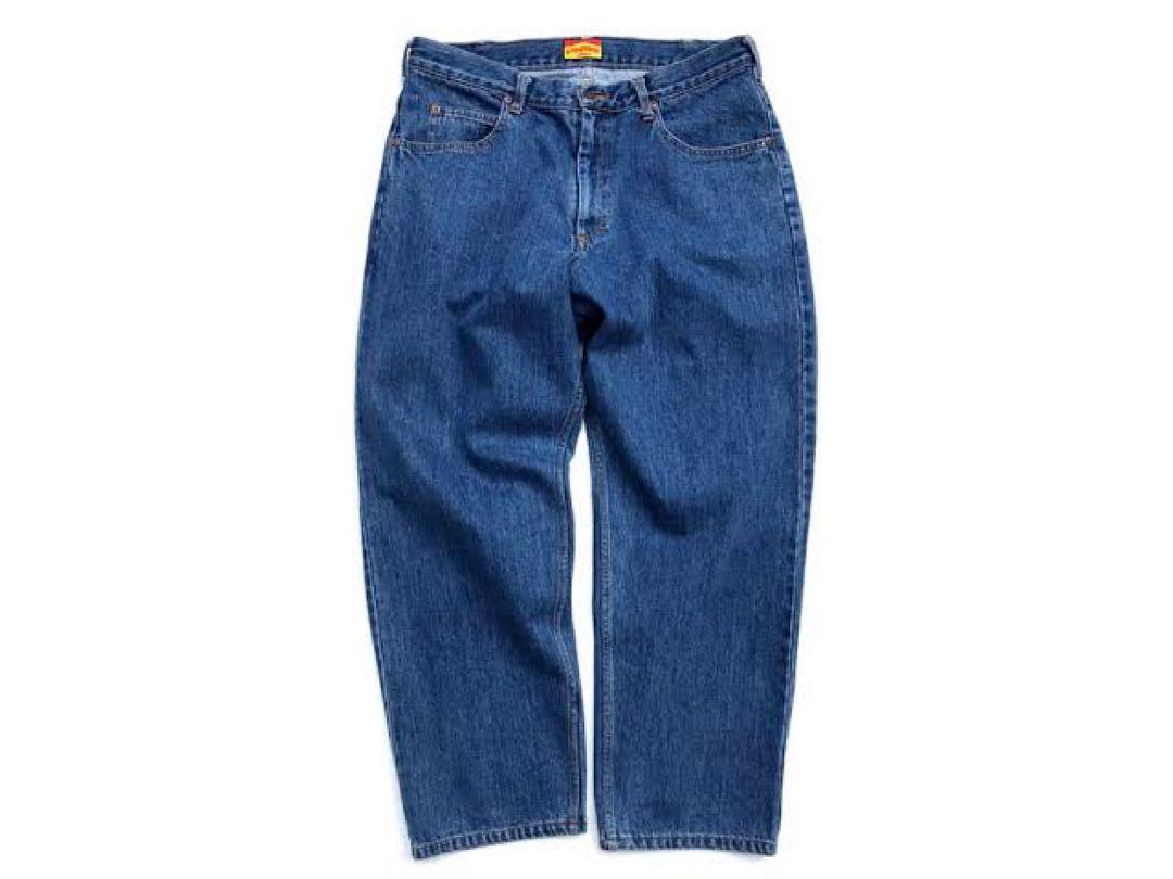サンデイズ ベストSTONE WASHED BLUE DENIM 34