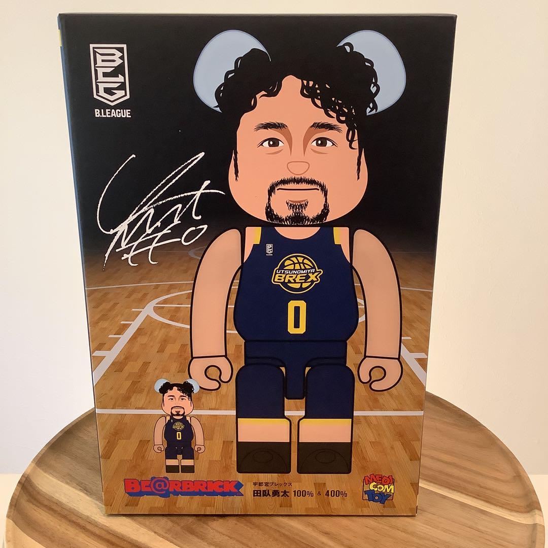 新品 未開封 ベアブリック 田臥勇太 400％ 100％ atmos