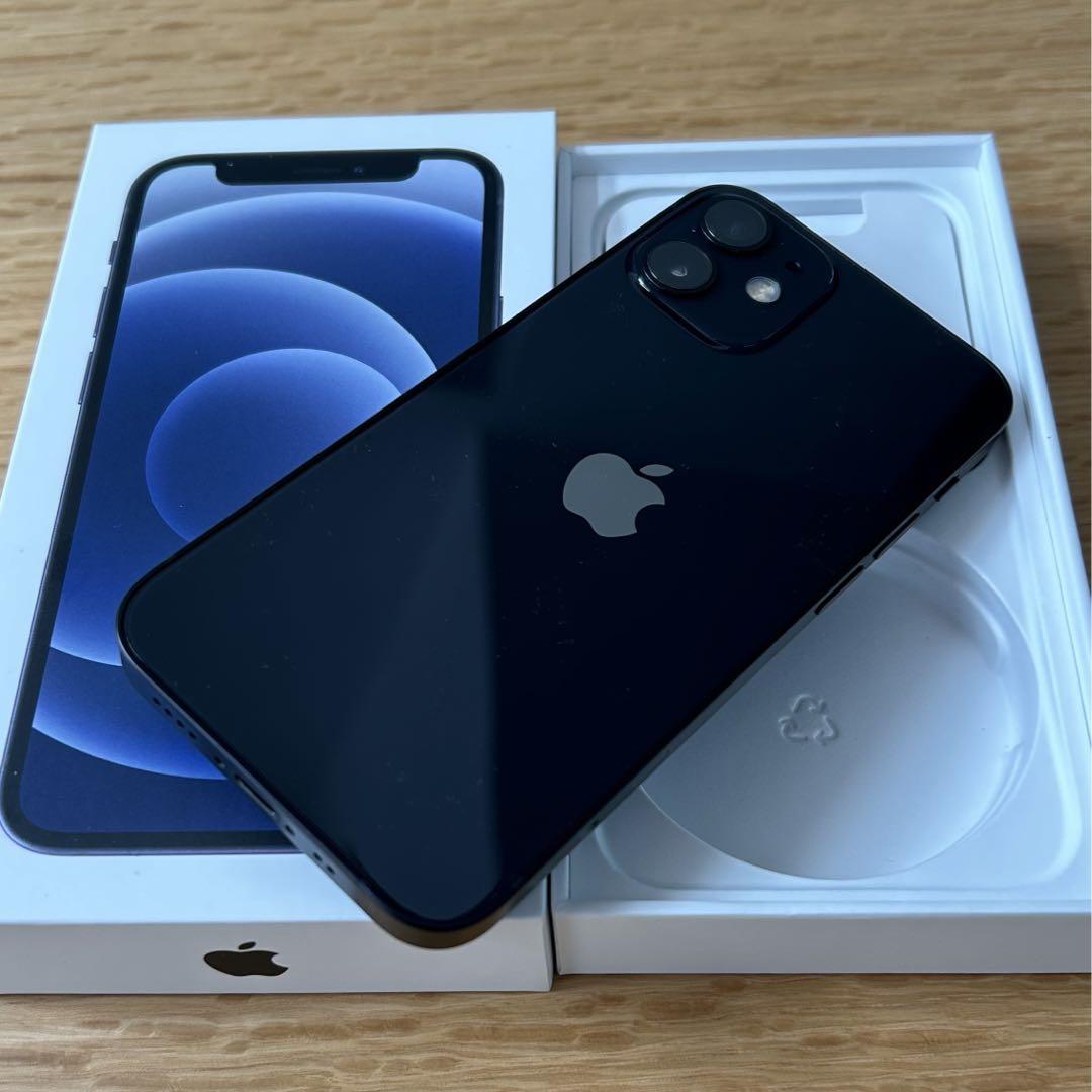 iPhone 12 mini ブラック 128GB(iFace付き)
