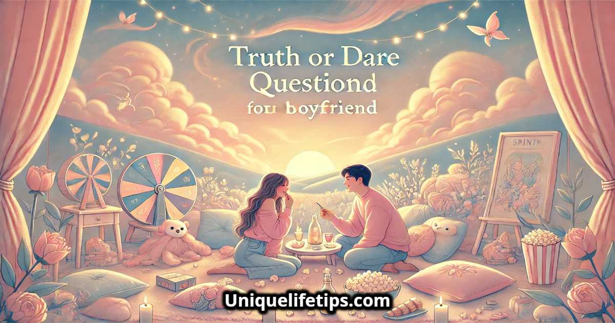 Truth or Dare Questions For Boyfriend