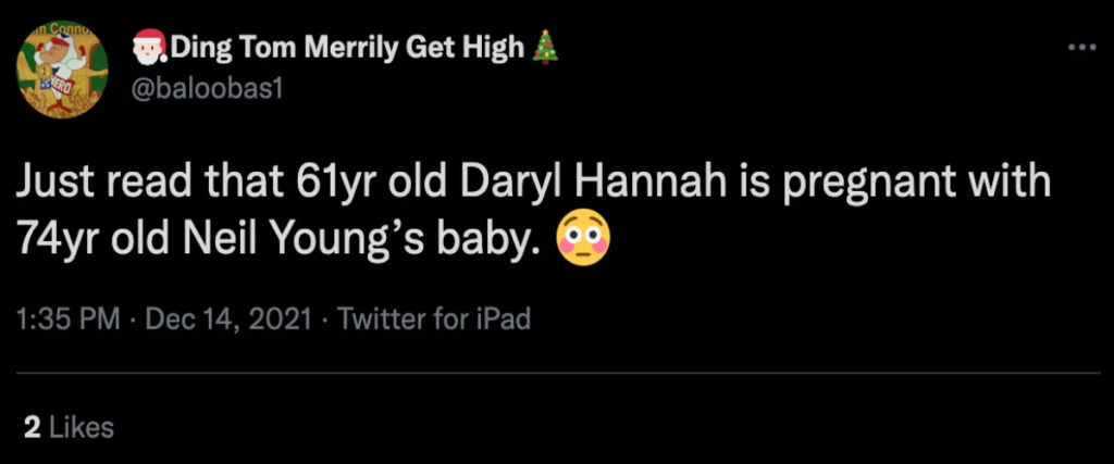 Is Daryl Hannah Pregnant at 61 Is Daryl Hannah Pregnant at 61