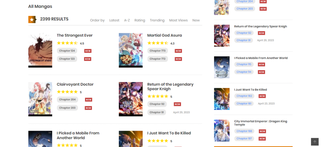 MangaFox Full Manga List Read Manga Online