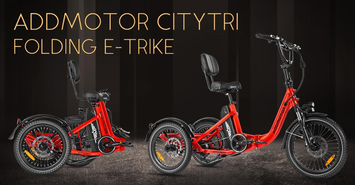 Experience Convenience and Fun with the Citytri E-310 Folding Electric Trike