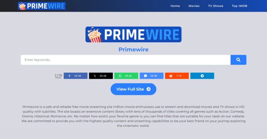 Alternatives For Watch PrimeWire